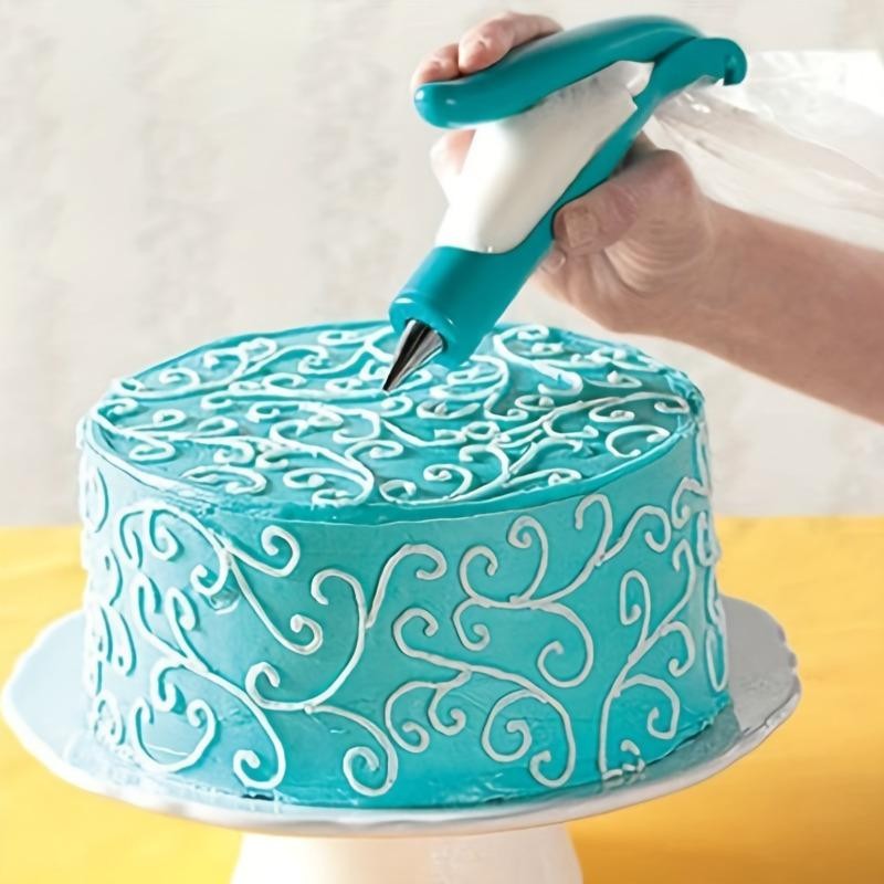 Cake Decorating Tool Set Pen Pastry Icing Piping Bag Cream Squeeze Gun BakingKit gallery
