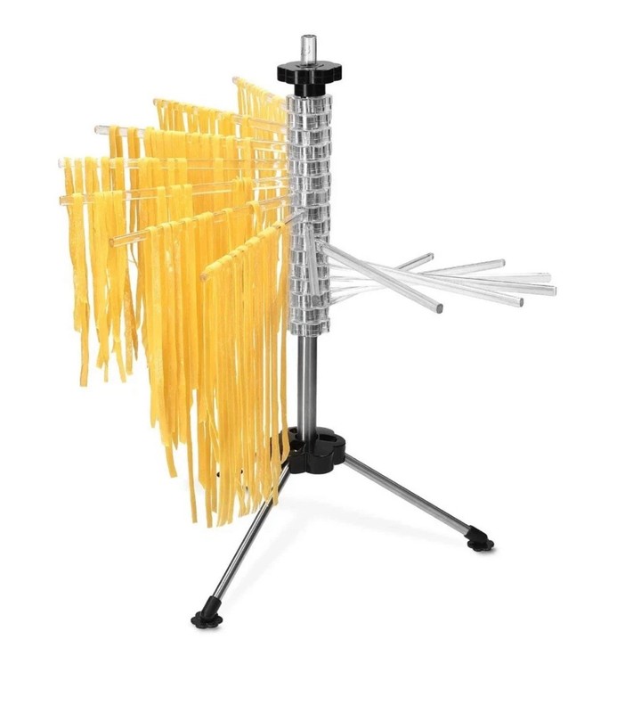 Collapsible Pasta Drying Rack - Tall Compact Spaghetti Noodle Stand with gallery