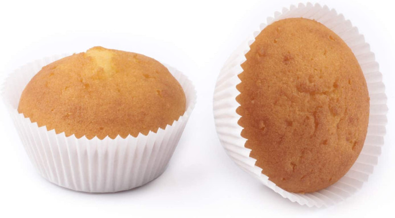 Caperci Standard White Cupcake Liners 500 Count, No Smell, Food Grade & Grease-P gallery