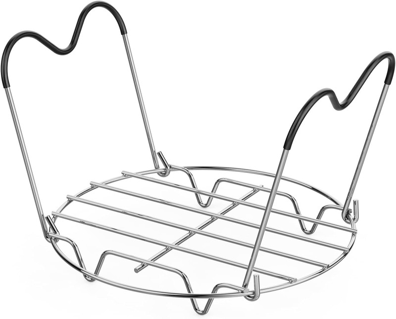 Instant Pot Steamer Rack with Silicone Handle – 304 Stainless Steel Instant Pot