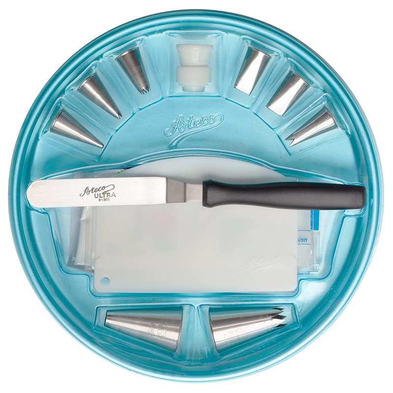 Ateco 14-Piece Cake Decorating Set 14 pcs, Silver gallery