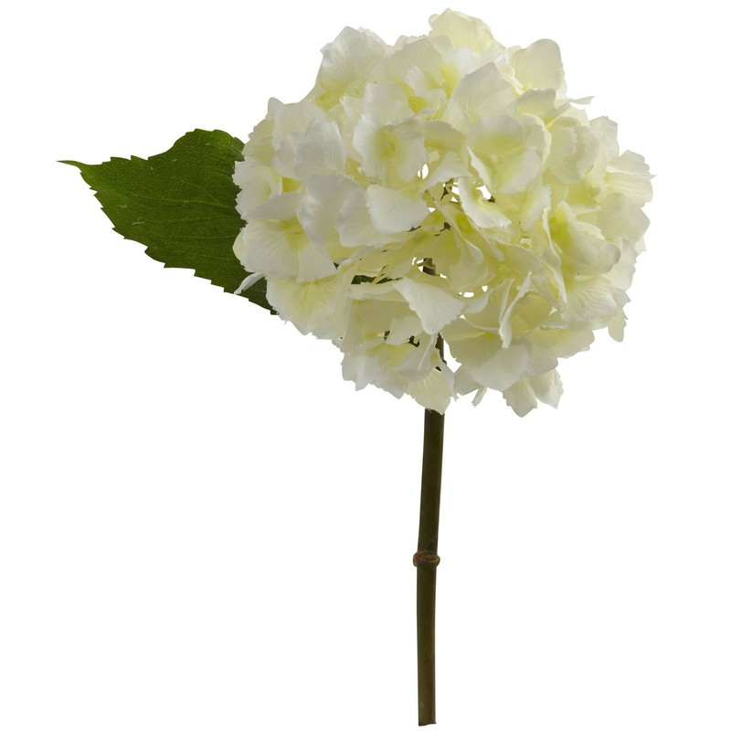 Nearly Natural 12In. Hydrangea Artificial Flower Set Of 12 2189-S12-Cr