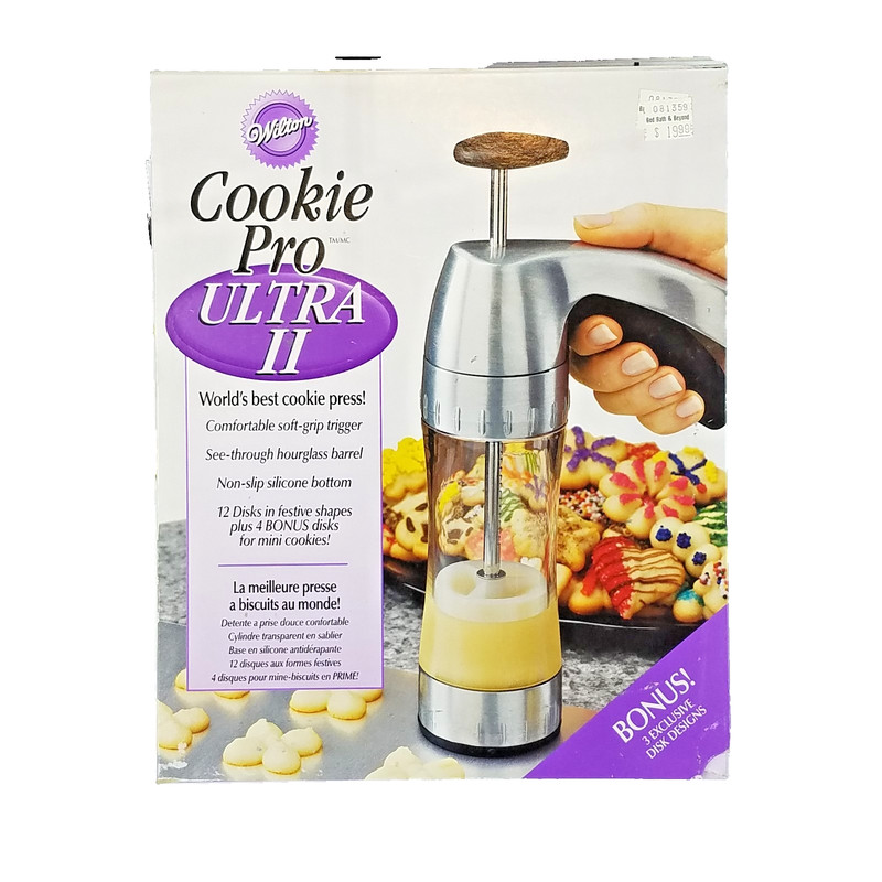 Wilton Cookie Pro Ultra II Complete in Box 19 Discs Worlds Best Cookie Press