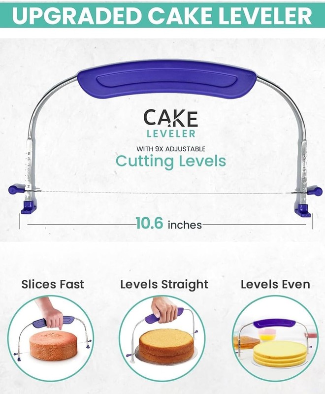 90PCs Cake Decorating Kit with Leveler, Baking Supplies Gift Includes Cake St... gallery