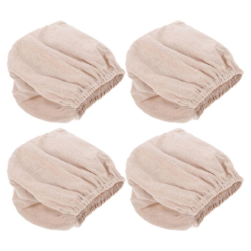 4 Pcs Basket Linen Liner Bread Proofing Cloth Cover for Sourdough gallery