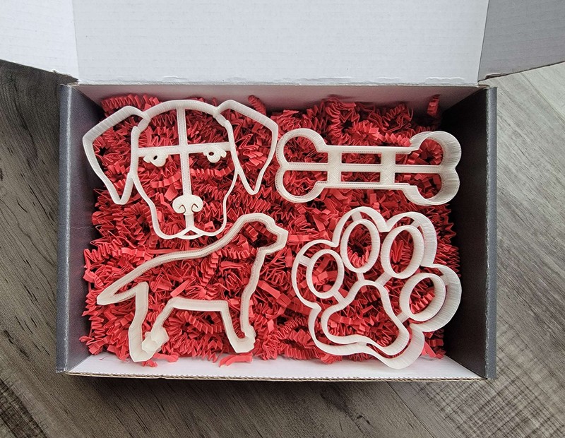 Labrador retriver cookie cutter set - Personalized bone gallery