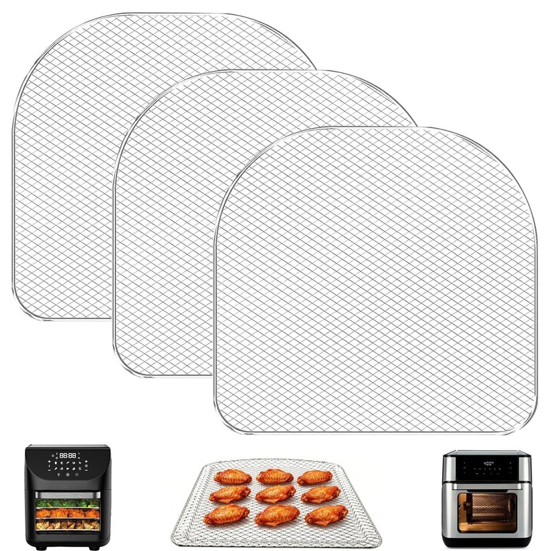 Air Fryer Rack for Oven, 3 PCS Air Fryer Oven Accessories Dehydrator Rack Rep…