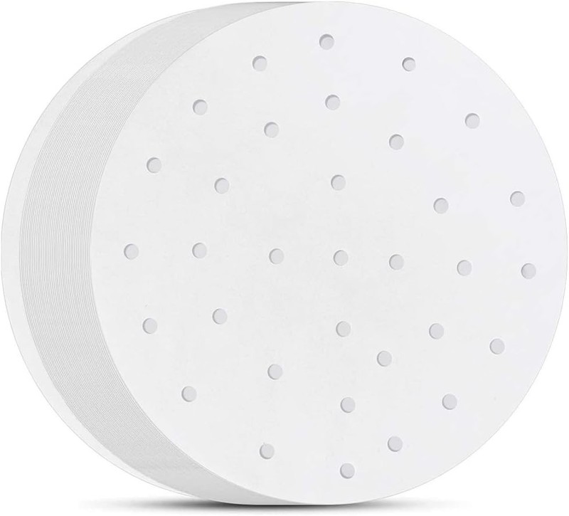 Air Fryer Parchment Paper, Set of 200, 8 inch Steer Liners/Perforated