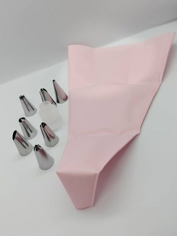 7 PCS Nozzel Set Cake Decorating & Icing Pastry Bag Baking Tools gallery