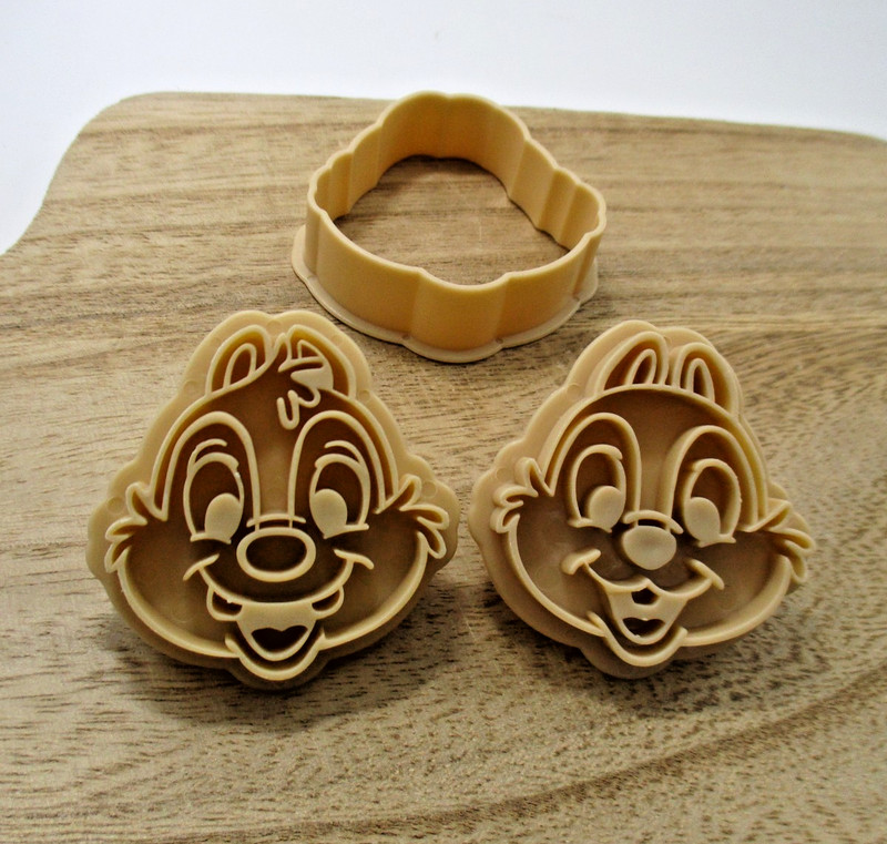 2025 Disney chip and dale Cookie cutter with stamp 2pcs seria japan gallery
