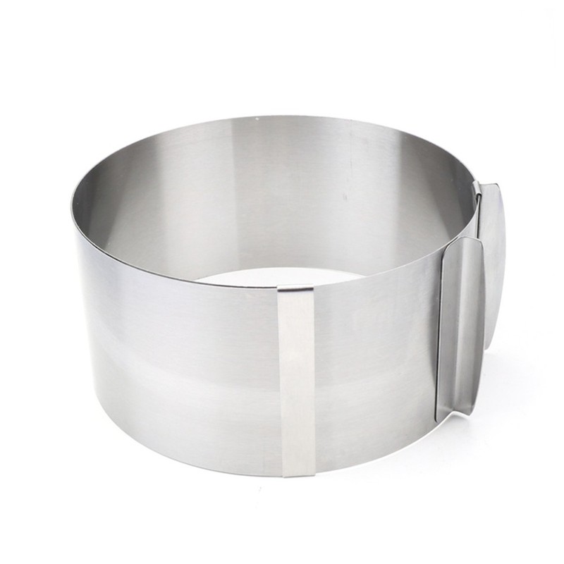 Stainless Steel Adjustable Round Cake Mold Mousse Mold 6 Inch to 12 Inch gallery