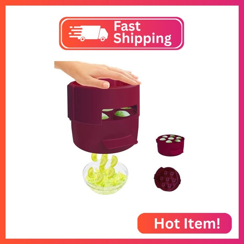 Grape Cutter Tool for Toddlers -Grape Slicer with 7 Individual Holes,Grape Tomat