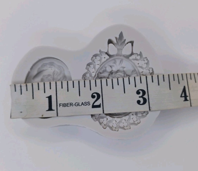 Gray Silicone Cameo Fondant Or Chocolate Mold Or Craft Mold gallery