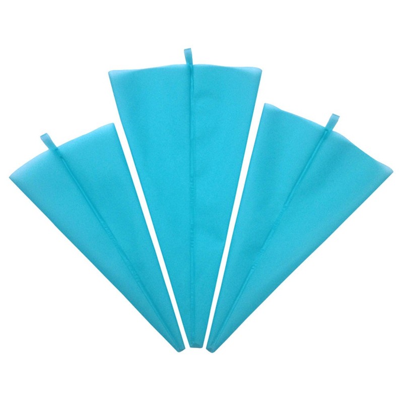 6 Pcs Reusable Silicone Pastry Bags Icing Piping Bags for Cupcake Decorating gallery