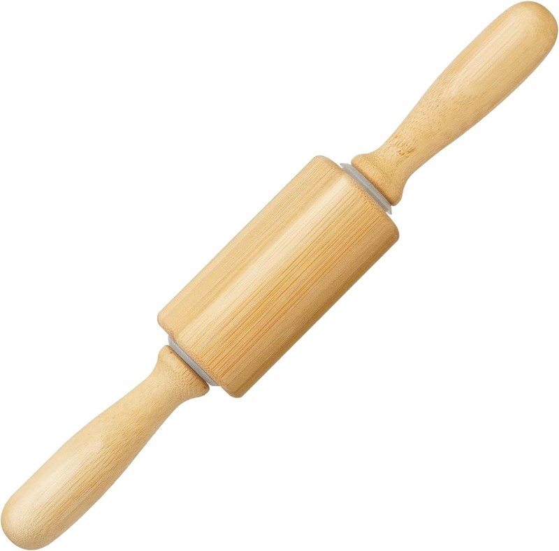 10 inch Wooden Rolling Pin for Baking – Long Dough Roller for All Baking Needs