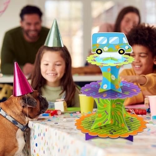 Car Cartoon Themed Dog Birthday Party Decoration 3 Tier Cardboard Cupcake gallery
