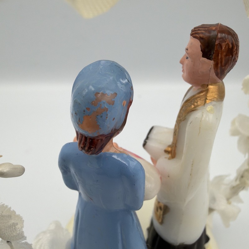 Vintage Cake Topper Baptism Christening Baby Girl #483 Hong Kong gallery