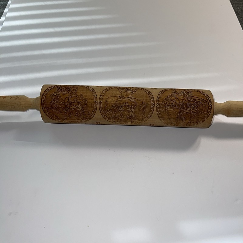 Embossed / Laser Cut Rolling Pin Sailor Moon Anime Kawaii