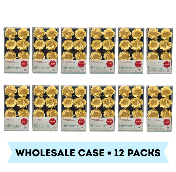 Wholesale Blossom Flower Candy Cups 12 Pack Case: Vanilla Yellow 50% OFF Retail gallery