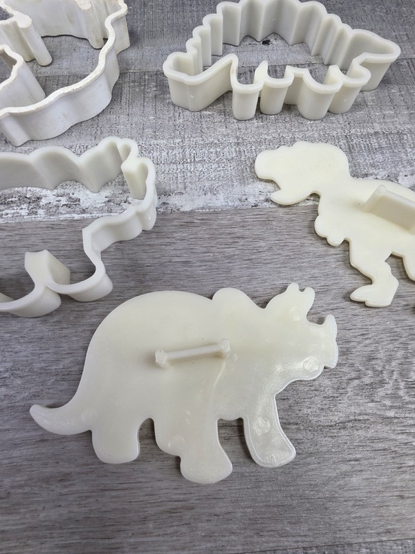 Dinosaurs Cookie Cutter With Fossil Embosser Stamps T-Rex Ghost g51d gallery
