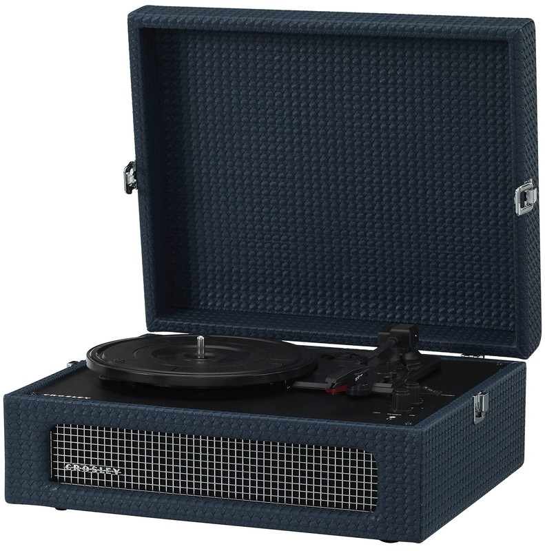 Crosley Cr8017B-Ny Voyager Vintage Portable Vinyl Record Player Turntable gallery