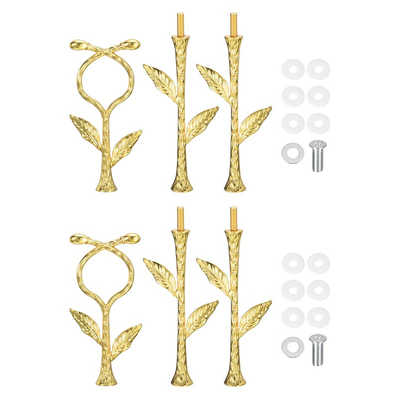 2 Set 3-Tier Cupcake Stand Hardware Fittings for Cake Stand Vine Gold