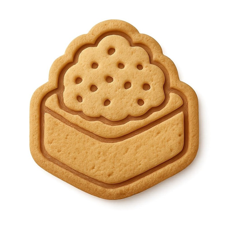 Crispy Rice Sushi Cookie Cutter & Stamp, Fondant & Clay – 4×3.4