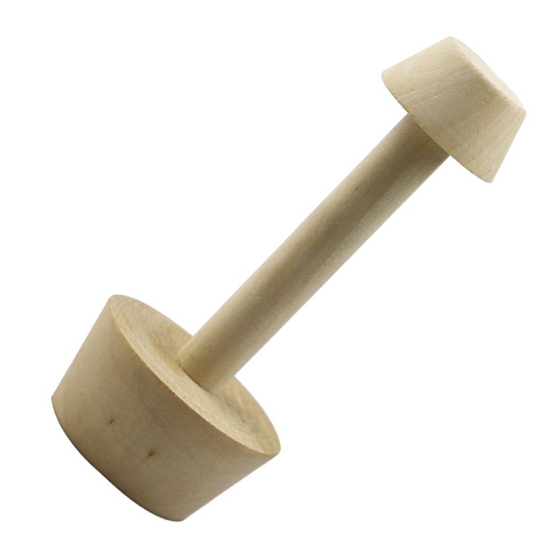 Children's Tart Mold Mini Press for Baking Wooden Dough Tamper gallery
