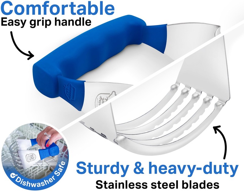 Pastry Cutter Tool - Heavy Duty Stainless Steel Pastry Blender, Comfortable H... gallery