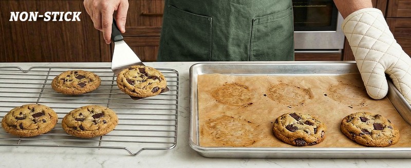 300 Pcs Parchment Paper Baking Sheets, 9x13 Inches Non-Sti gallery