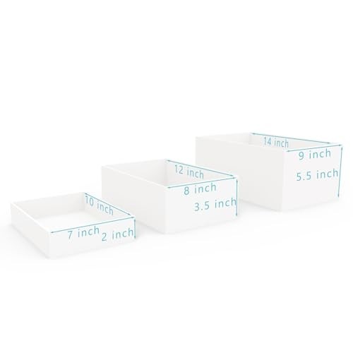 Buffet Risers for Catering - White Acrylic Display Stands for Desserts & Collect gallery