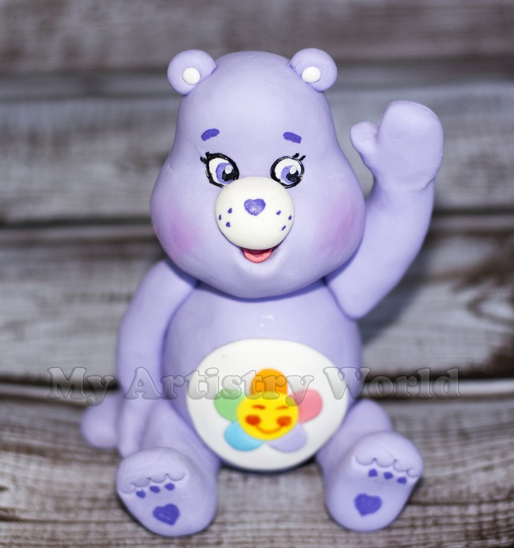 Edible 3D Care Bear cake topper. Any Care Bear character of your choice