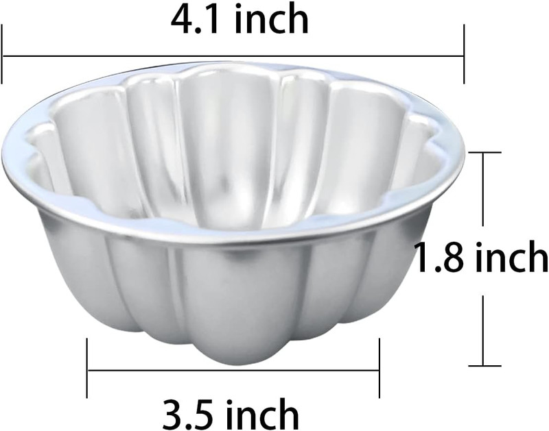 Cup Cake Molds Aluminum Molds for Jello Pudding Pan Cupcake Muffin Cups Cake Tar gallery