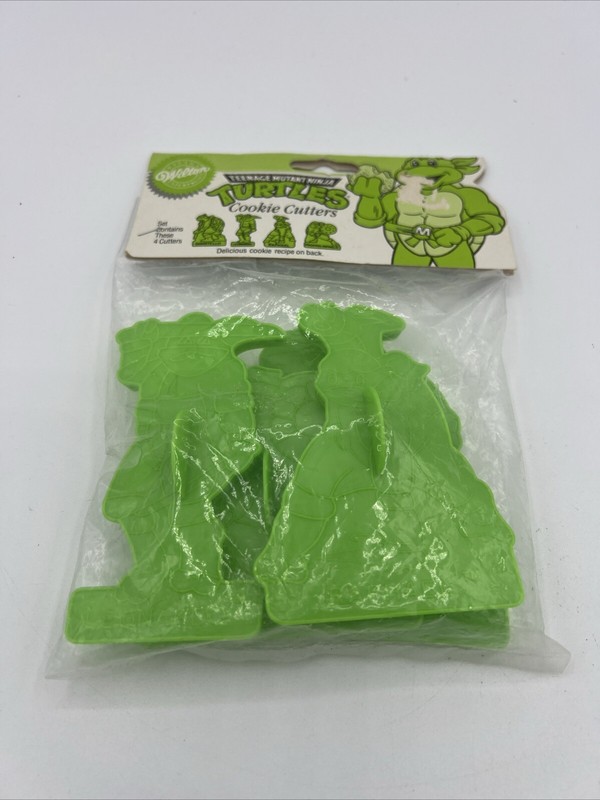 Vintage Wilton Teenage Mutant Ninja Turtles Cookie Cutter Set