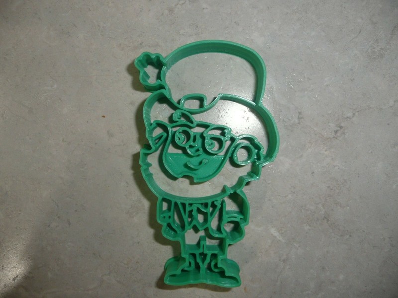 LEPRECHAUN 1 DETAILED LARGE HEAD IRISH ST PATRICKS DAY COOKIE CUTTER USA PR4176 gallery
