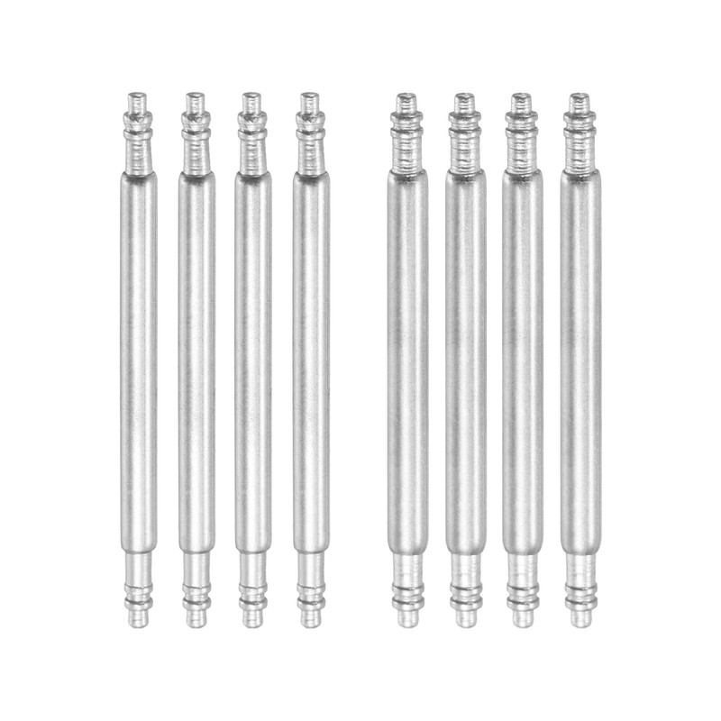 8pcs for 22mm Stainless Steel Watch Bars 1.5mm+1.8mm Diameter