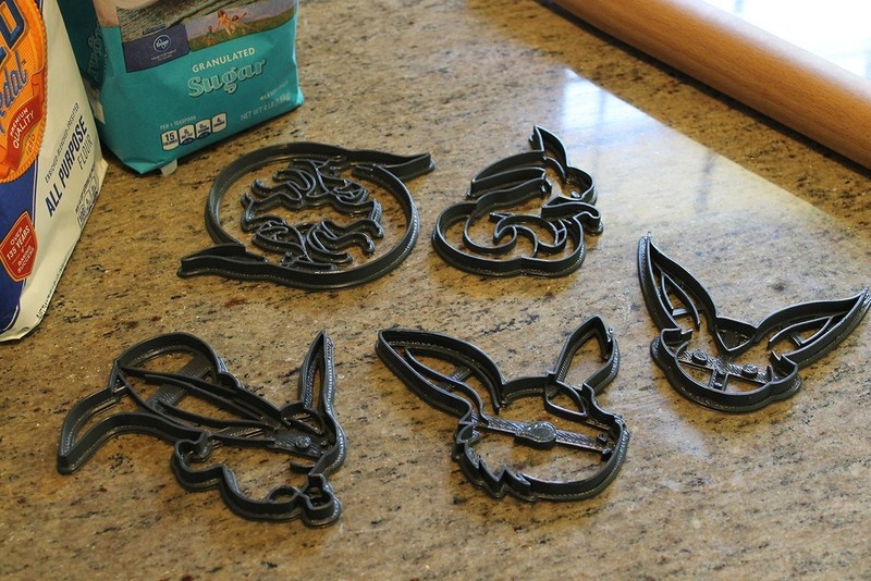 FFXIV Carbuncle Cookie Cutters – Carbuncle Plush, Carbuncle Face, Carbuncle Yin