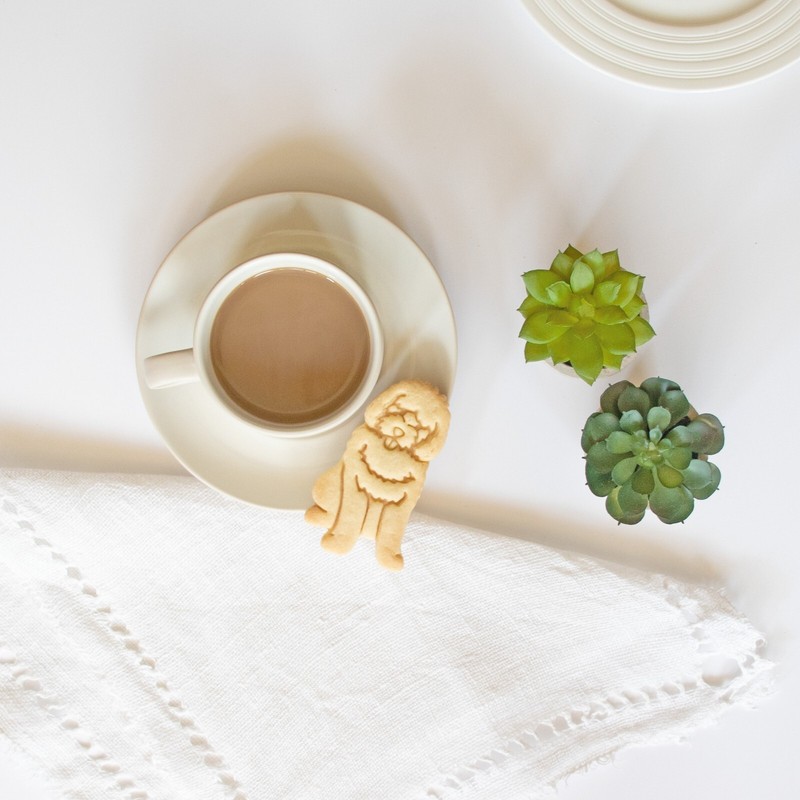Goldendoodle Body Cookie Cutter - cute dog treats adoption rescue puppy birthday gallery