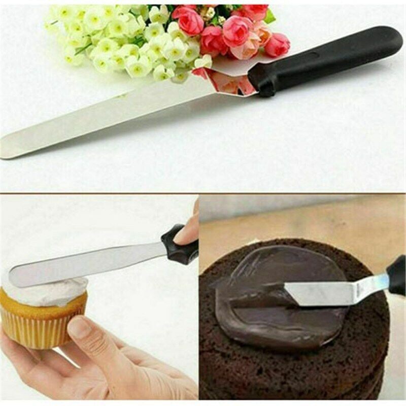 3pcs Smooth Tools Kit Knife Set Spatula Palette Cake Decorating Stainless Steel gallery