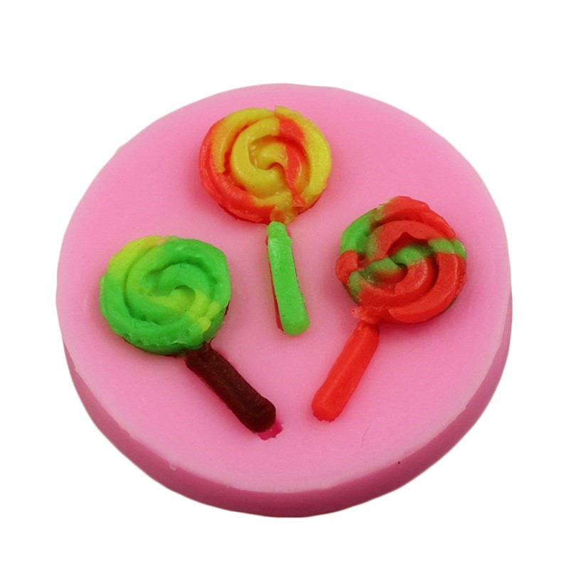 Halloween Lollipop Silicone Mold Chocolate Fondant Moulds Baking DIY=t= gallery