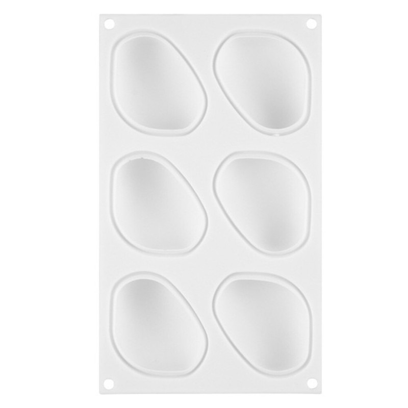 3D Silicone Mold 6 Mango Shape Cake Mousse Moulds Chocolate Dessert Form Tray gallery