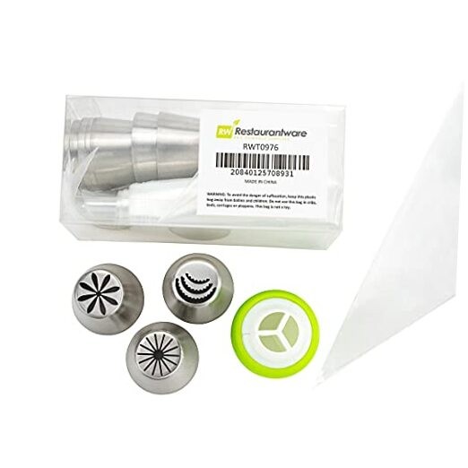 Pastry Tek Russian Piping Tips Set 20 Piece Durable Cake 20-Piece Set gallery