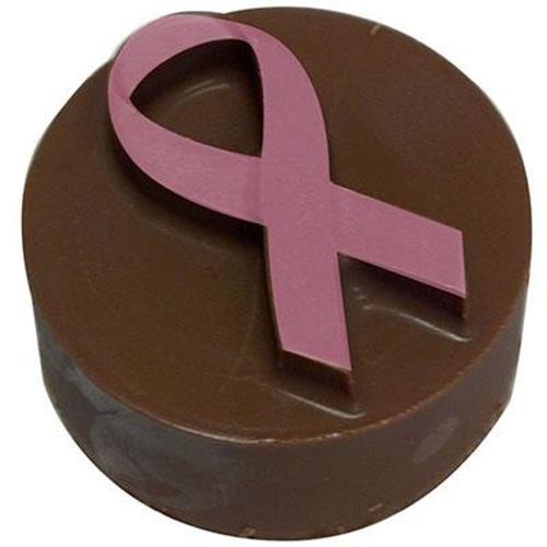 Cancer Ribbon CHOCOLATE Mold Round Sandwich Oreo Cookie – 3 pc