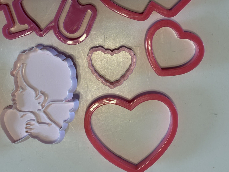 9 Valentine's Day Cookie Plastic Cutters - 9 Designs & Sizes gallery