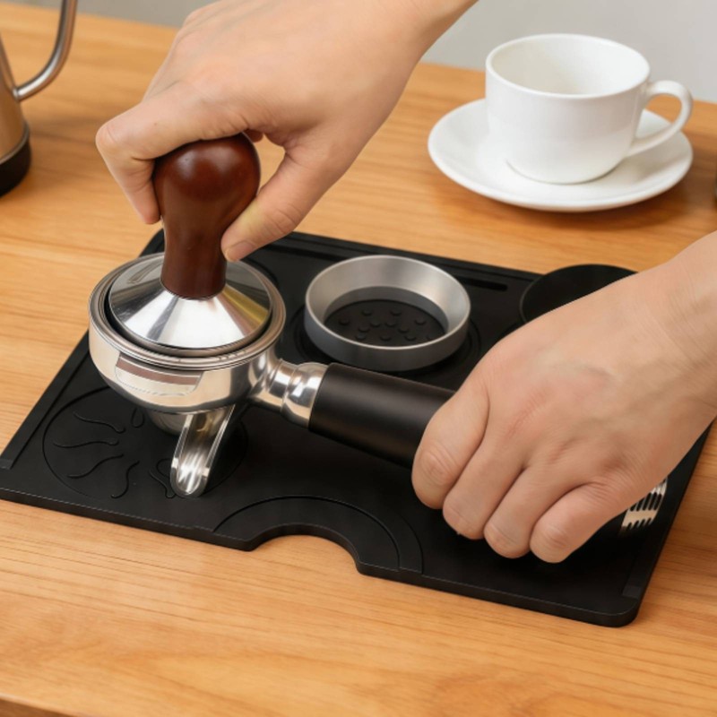 Silicone Tamping Mat Food-Safe Espresso Tamping Mat Waterproof gallery