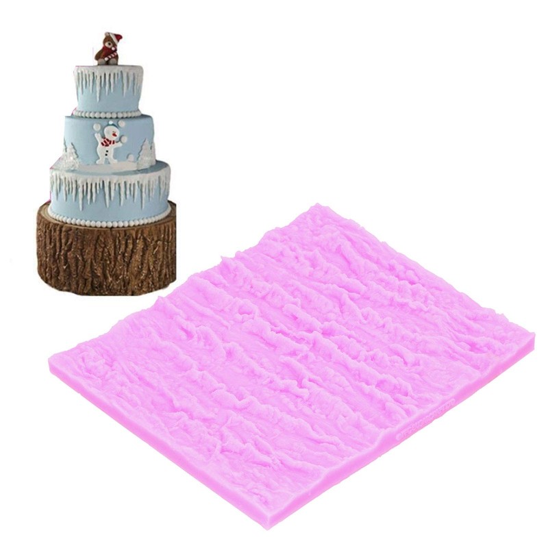 Tree Bark Texture Silicone Cake Fondant Large Bark Texture Mat Fondant Silico... gallery
