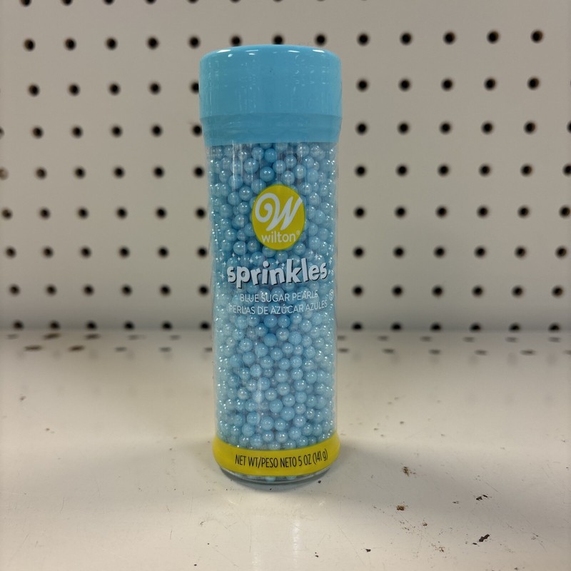 Wilton Blue Sugar Pearls Add A Touch Of Elegance With Blue Pearl – 5 Oz,1Pkg