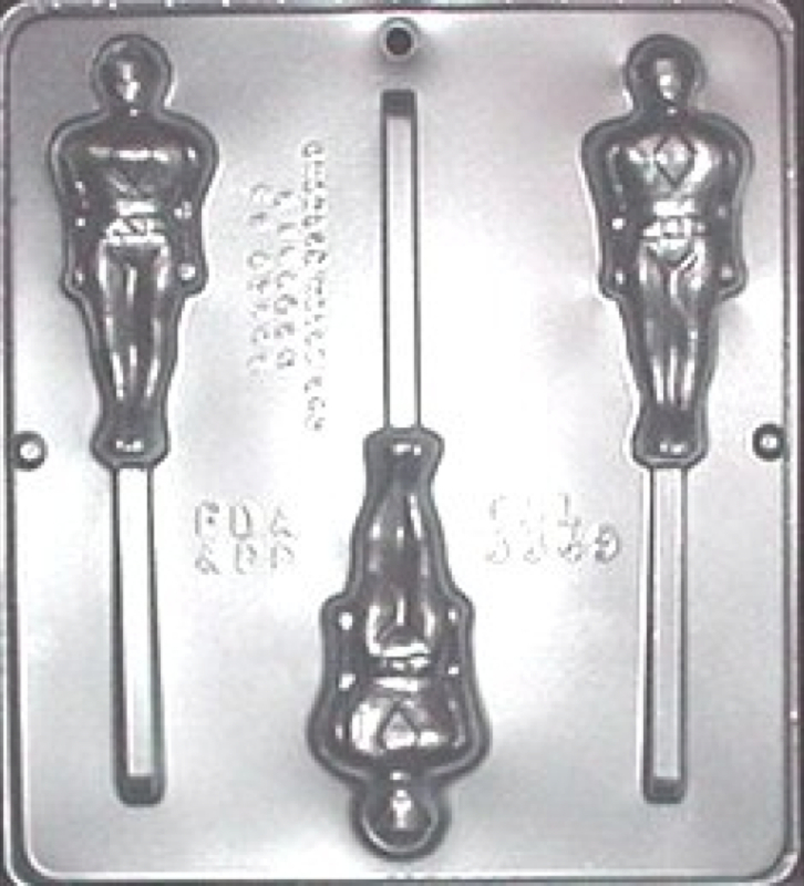 Power Ranger Lollipop Chocolate Candy Mold 3349 NEW gallery