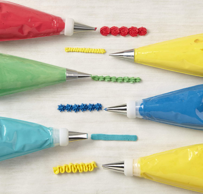 Wilton, 55-Piece Cake Supply Master Decorating Tip Set gallery