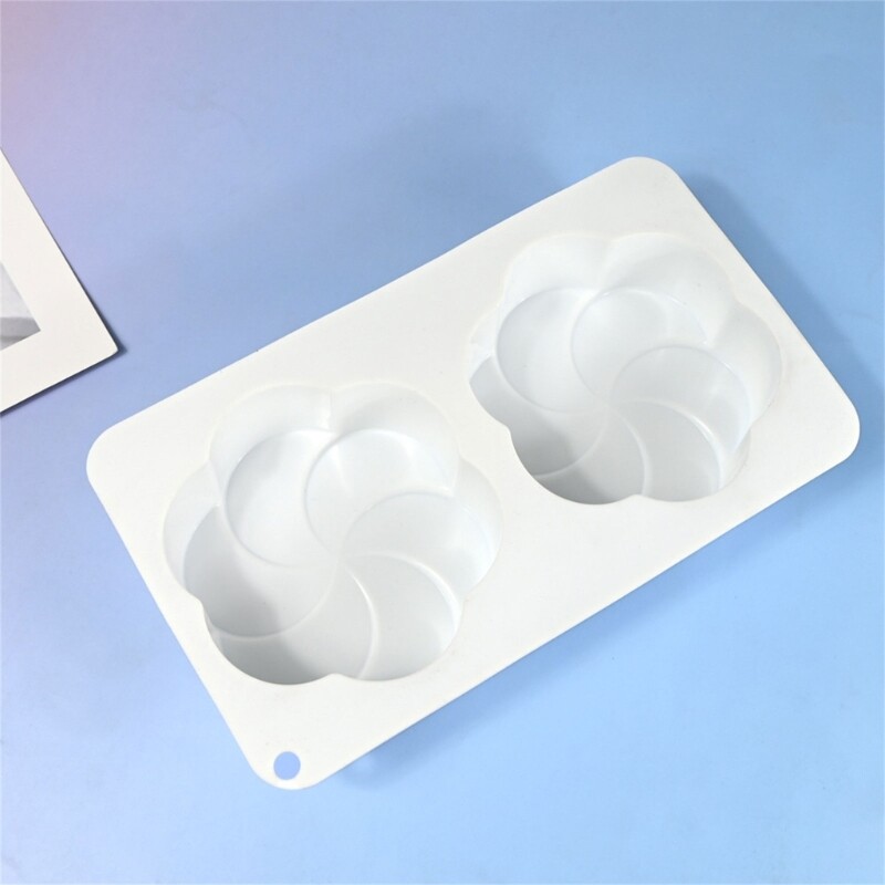 Elegant Fan Shape Flower Mousse Silicone Molds For Professional And DIY Baking gallery